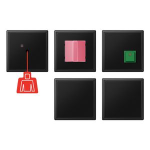 Miva-set met UPS LS range grafietzwart mat