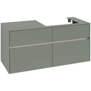 Wastafelonderkast Collaro 1200x548x500mm Soft Green C08300AF