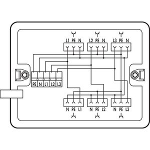 Verdeeldoos Draai- naar wisselstroom 899-681/123-000