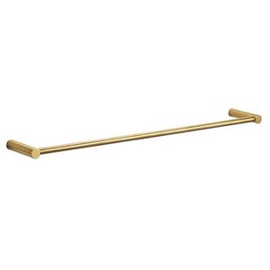 Handdoekhouder 8,5 x 60cm enkel messing geborsteld