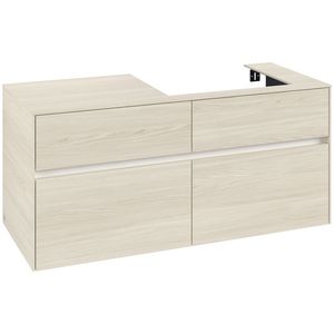 Wastafelonderkast Collaro 1200x548x500mm White Oak C08300AA