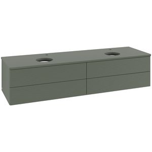 Wastafelonderkast Antao 1600x360x500mm L.Green Matt Lacquer K28150HL