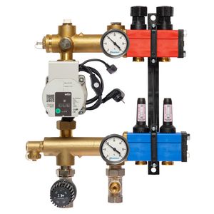 Vloerverw. verdeler 4802 E-pomp onder 60-250 l/u 2-groeps