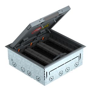 Service outlet-Set with mounting boxes Polyamide