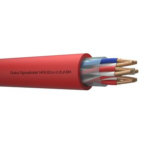 Haspel a 500m. signaal kabel B2ca rd# 6x2x0,8mm 3406 BM
