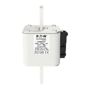 Zekering hoge snelheid 900A AC 1250V 100kA size 3 76x92x1