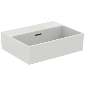 EXTRA fontein 45x35cm zonder kraangat met overloop gesl. wit ideal