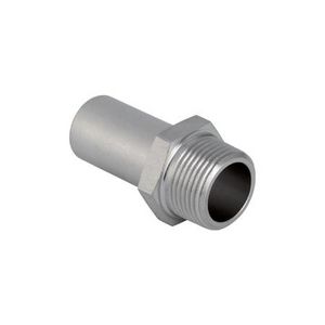 Insteekstuk MAPRESS RVS spie-einde 22x3/4"bt.dr.