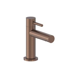 Fonteinkraan STILO model S sprong 89mm geborsteld mat koper PVD MAY
