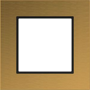 LED-afdekraam 1-voudig, A.8, solar alu, geborsteld aluminium