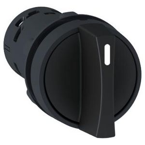 Keuzeschakelaar 22mm Hendel 2 standen 1NO Zwart XB7 VVE=10