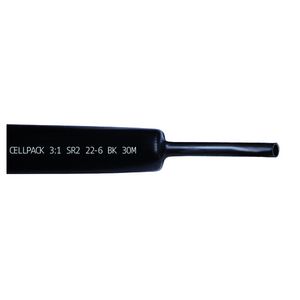 Lengte a 30m. Krimpbuis dikw. 3:1 - SR2/22-6/zwart/30m