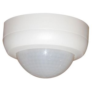Bewegingsmelder Plafondmontage 360gr. OB wit IP44 24m 1Kanaa