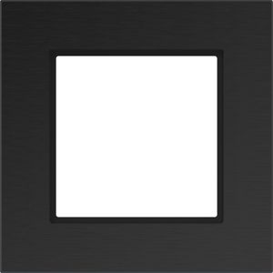 LED-afdekraam 1-voudig, A.8, eclipse alu, geborsteld aluminium