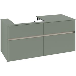 Wastafelonderkast Collaro 1200x548x500mm Soft Green C082B0AF