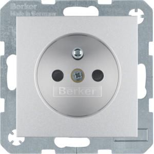 Wandcontactdoos penaarde schroef berker S.1/B.3/B.7 alulook