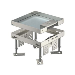 Vierkante cassette snoeruitgang 200x200mm rvs A2 1