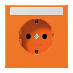 Wandcontactdoos groen slagvast & tekstvenster LS990