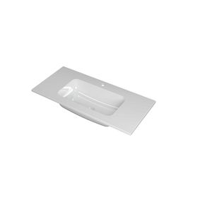 Wastafel polystone midden met 1 kraangat 3407051