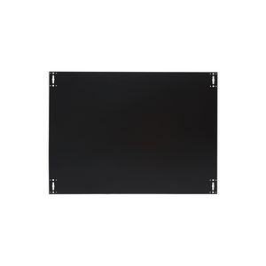 Achterplaat tbv basisunit omkasting Louvre zwart 100x75cm tbv vrijstaande plaatsing