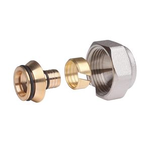 Knelfitting VPE G 3/4" 14mmx2 vernikkeld VVE=10
