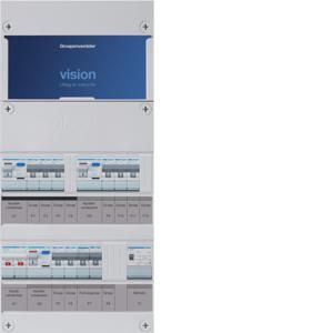 Groepenkast 8-groepenverdeler HS 3xALS 30mA +F+T 1-fase