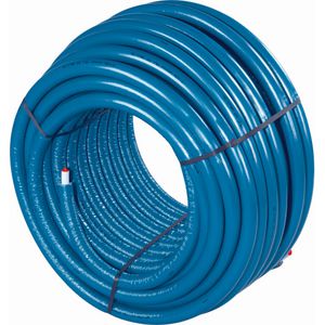 Rol a 75mtr. meerlagenbuis Uni Pipe PLUS S10 20x2,25mm blauw met 10mm isolatie