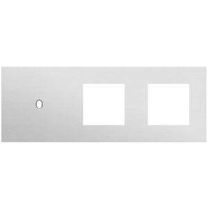 Afdekplaat 3-voud horiz. 71mm centerafst. 155-57705