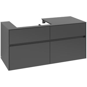 Wastafelonderkast Collaro 1200x548x500mm Graphite C08200VR