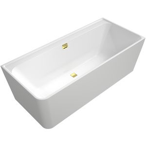 Ligbad Collaro wandm. hoek re. ClrDm Gold UBA180COR9CRBCVJ01