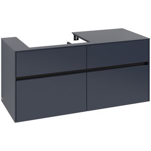 Wastafelonderkast Collaro 1200x548x500mm Marine Blue C08200VQ