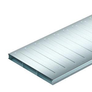 Lengte a 2m. Ondervloerkanaal 2-delig 3-voudig 2000x350x38