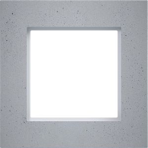 LED-afdekraam 1-voudig, A.8, concrete stone, glad beton