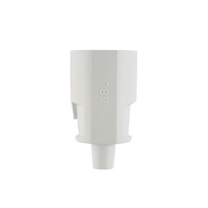 Koppelcontactstop geaard compact SCHUKO IP20 grijs VVE=10