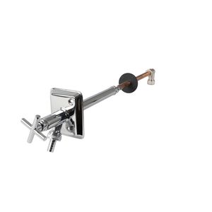 Gevelkraan Deluxe vorstvrije Chroom 1/2" 15mm 230-500mm