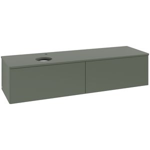 Wastafelonderkast Antao 1600x360x500mm L.Green Matt Lacquer K37050HL