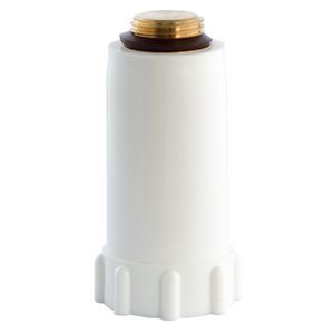 Pro Bouwstop 1/2" messing wit