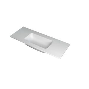Wastafel polystone midden met 1 kraangat 3407261