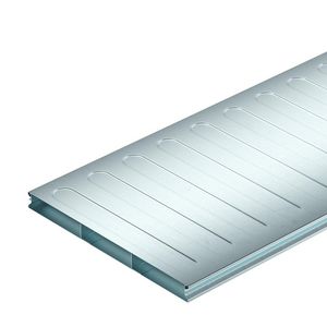 Lengte a 2m. Ondervloerkanaal 2-delig 3-voudig 2000x350x28