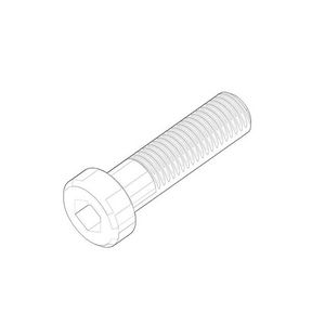 Bevestiging Cilinderschroef met binnenzeskant M8x30mm