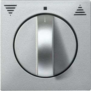 Centraalplaat voor jaloezieschakelaar Aluminium Systeem M