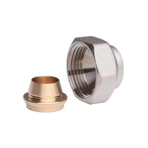 Knelfitting tbv FE/CU G 3/4" 12mm vernikkeld VVE=10
