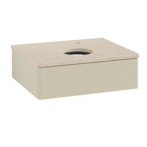 Wastafelonderkast Antao 600x190x500mm S.Grey Matt Lacquer K07153HJ