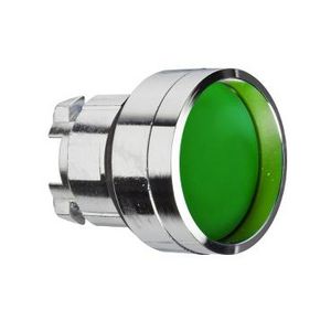 Drukknop Verdiept Terugvering Ø22mm Groen chroom