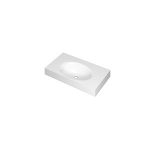 Wastafel polystone centraal zonder kraangat 3407310