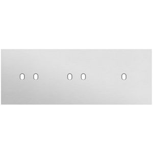 Afdekplaat 3-voud horiz. 71mm centerafst. 155-57704