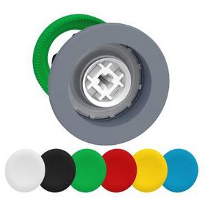FLUSH MOUNTED PUSHBUTTON HEAD WITH SET O