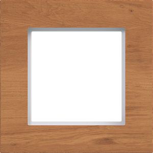 LED-afdekraam 1-voudig, A.8, natural wood, eikenhout