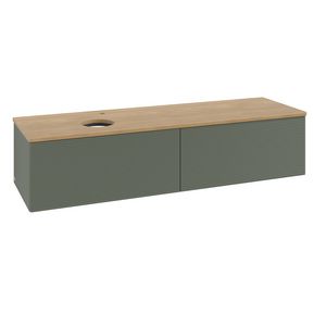 Wastafelonderkast Antao 1600x360x500mm L.Green Matt Lacquer K37151HL