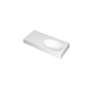 Wastafel polystone rechts zonder kraangat 3407330